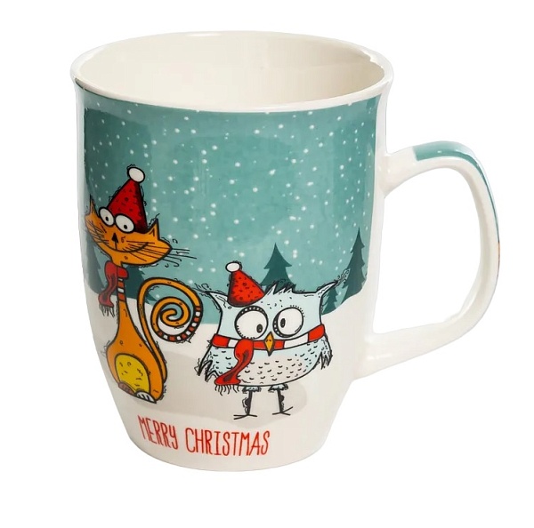 Кружка 350 мл ДРУЗЬЯ в асс