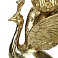 Подсвечник Kersten BV Royal Animals Peacock золотистый