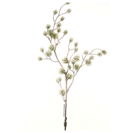 Ветка cосновая заснеженная 105 см DecoLand