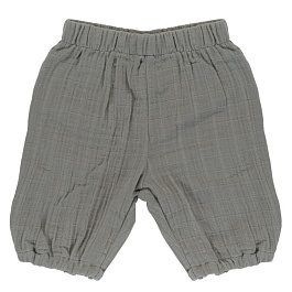 Шорты из хлопкового муслина 3-4 Y Tkano Essential серый