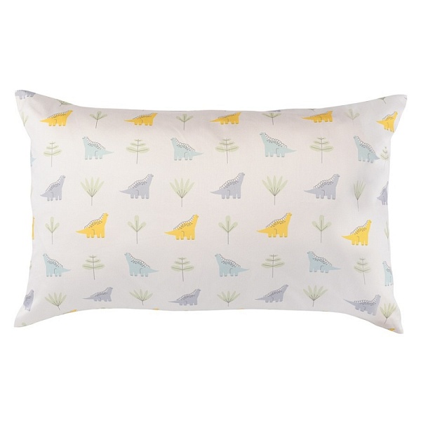 Наволочка из сатина с принтом Dinosauria World 50 х 70 см Tkano Tiny World