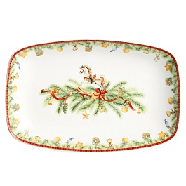 Блюдо 25,3 x 16,3 x 3,2 см Lefard Щелкунчик