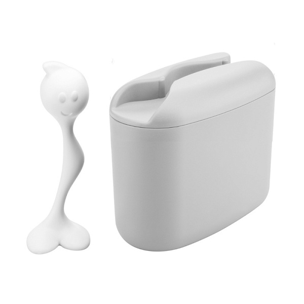 Контейнер для хранения продуктов с ложкой Hot Stuff 350 мл серый