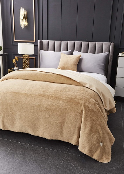 Плед 220 х 240 см Sofi de Marko Антуан молоко бежевый