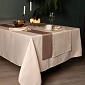 Скатерть круглая 160 см Sofi de Marko Ирида бежевый