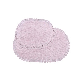 SIERRA (пудра) Набор ков. для ванной кружевной 60х100 и 50х70