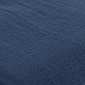 Покрывало легкое из хлопка темно-синего цвета с контрастной каймой Tkano Essential 180 x 250 см