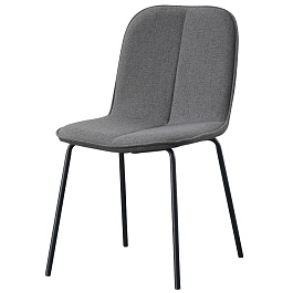 Стул adrian, темно-серый, рогожка