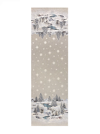 Дорожка 44 х 140 см Le Gobelin Арктика серебро