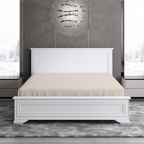 Простыня на резинке 180х200х25 см Soft Silver, песчаный берег