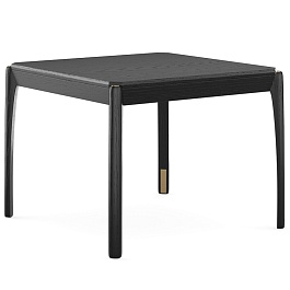 Стол кофейный aska, 50х50 см, черный