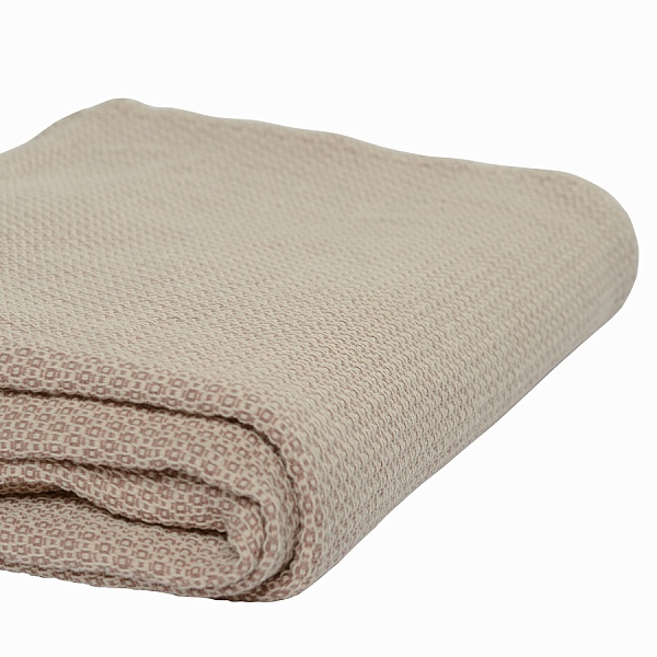 Покрывало вафельное 230 х 250 см Tkano Ethnic бежевый