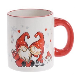 Кружка керамическая "Гномы" 330 мл