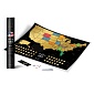 Карта Travel Map USA black