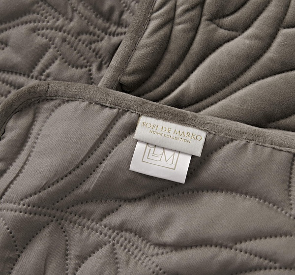 Комплект покрывало и наволочки 240 х 260 см Sofi de Marko Глория хаки