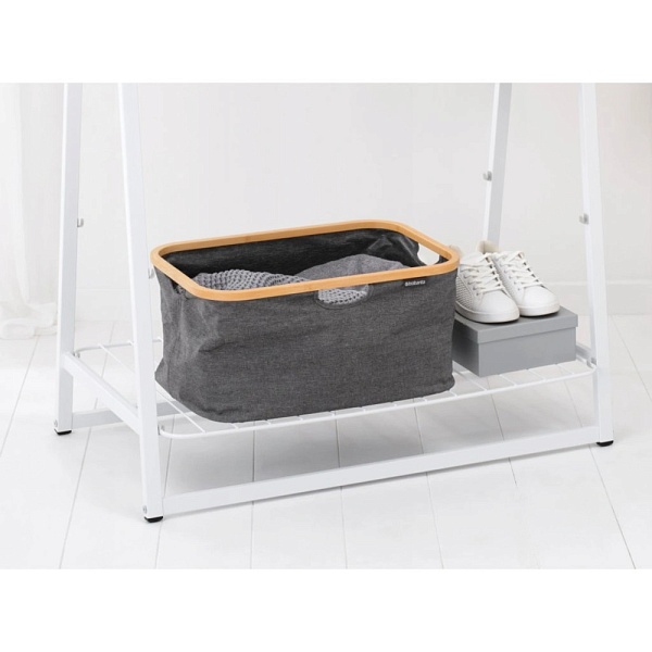 Складная корзина для белья 40 л Brabantia тёмно-серая