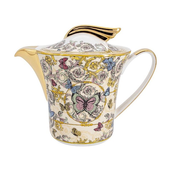 Сервиз чайный на 6 персон Royal Crown Бабочки 21 предмет