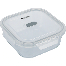 Контейнер квадратный Regent inox Linea Desco 1,2 л 
