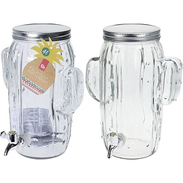 Банка для лимонада 4 л Excellent Houseware Кактус