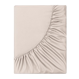 Простыня на резинке 180х200х25 см Soft Silver, песчаный берег