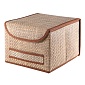 Коробка для хранения с крышкой 27 x 25 x 20 Casy Home коричневая