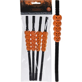 Набор соломок для коктейля 4 шт.