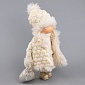 Сувенир Девочка в куртке 31 х 19 x 42 см Азалия кремовый