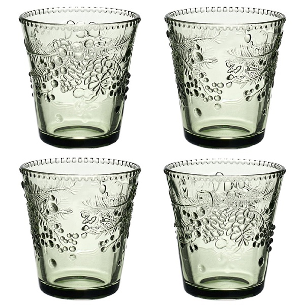 Набор стаканов Lefard Celebration зеленый 4 шт