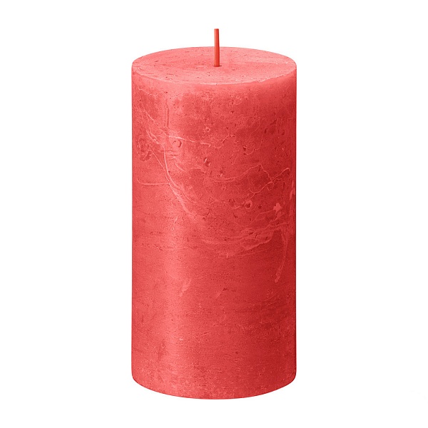 Свеча 6,8 х 13 см Bolsius Shine Рустик цветущий розовый