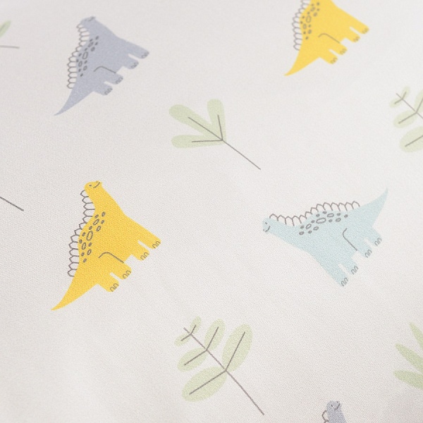 Наволочка из сатина с принтом Dinosauria World 50 х 70 см Tkano Tiny World