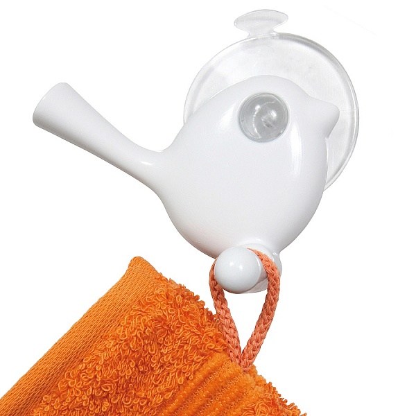 Крючок для душа настенный Koziol прозрачный