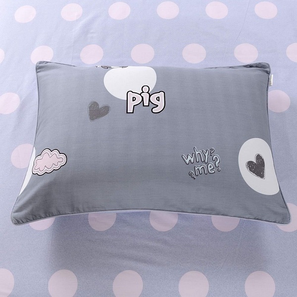 Комплект постельного белья детский Sofi de Marko Пигги серый