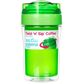 Термокружка для кофе 315 мл Sistema To-Go зелёный