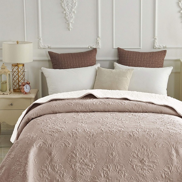 Плед 160 х 220 см Sofi de Marko Вивальди пепельная роза