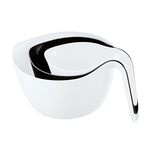 Набор мисок MIXXX Koziol белый/черный