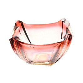 Конфетница 13 см Bohemia Gold Colosseum красный