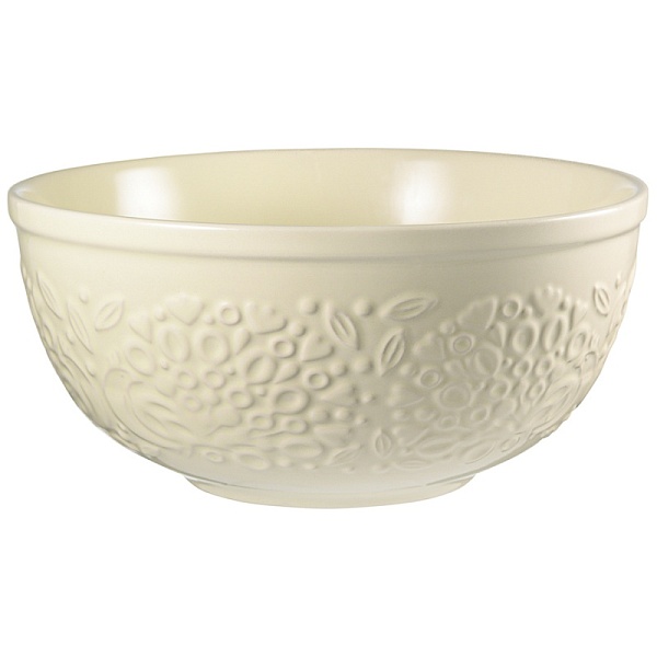 Миска 4,2л Birds of Paradise, кремовая