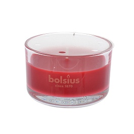 Свеча в стекле ароматическая Bolsius Гранат