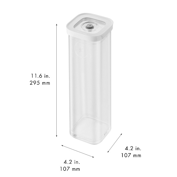 Контейнер пластиковый для вакуумного хранения 1,7 л Zwilling Cube прозрачный