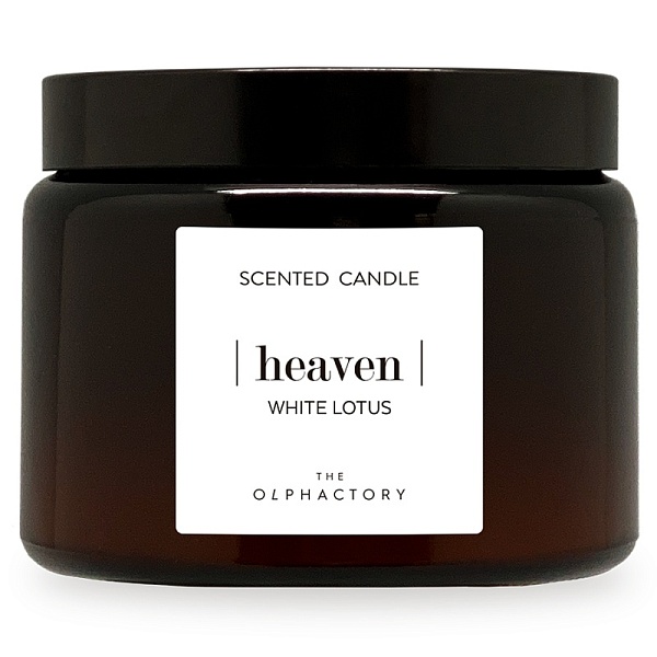 Свеча ароматическая the olphactory, Белый лотос, 360 ч