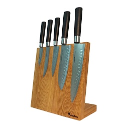 Подставка для ножей магнитная Woodinhome дуб