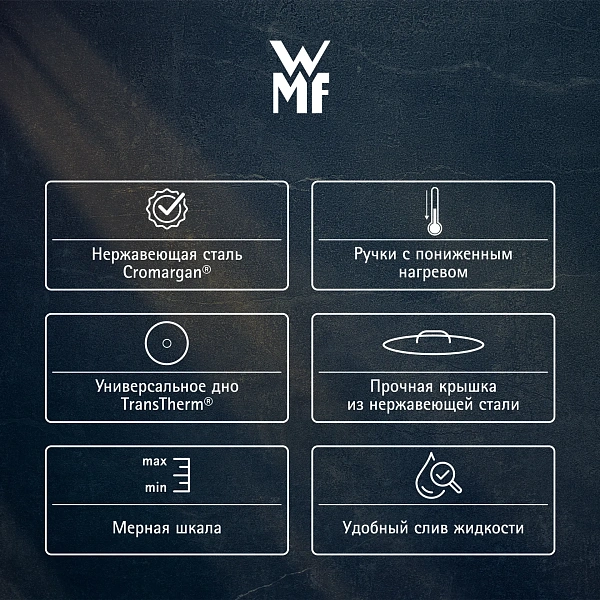 Кастрюля WMF 18 см ICONIC
