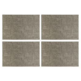 Набор салфеток сервировочных 4шт 30х45 см, Leanera песочный