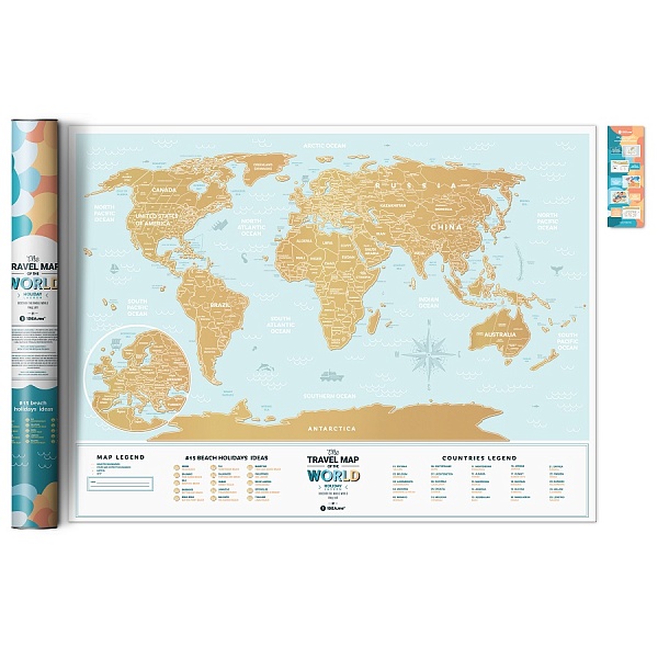 Карта Travel Map Holiday Lagoon World
