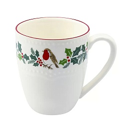Кружка 360 мл Tkano Nordic bird белая