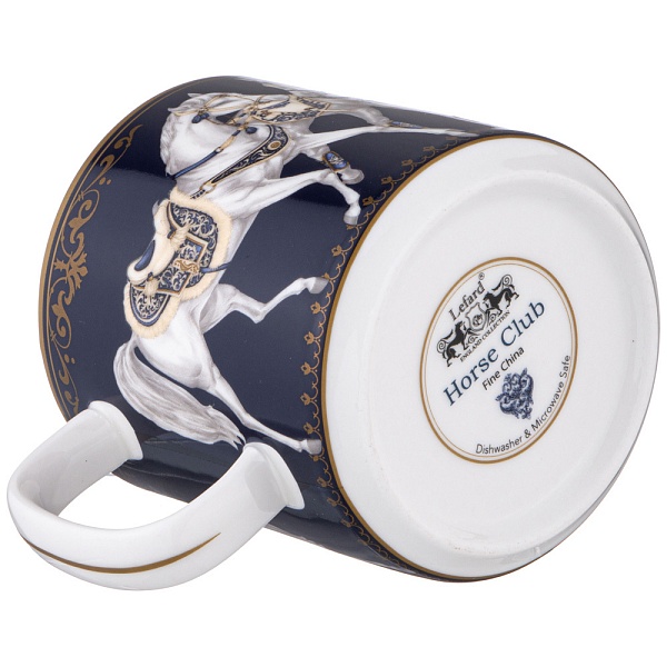 Кружка 400 мл Lefard Horse Club черная