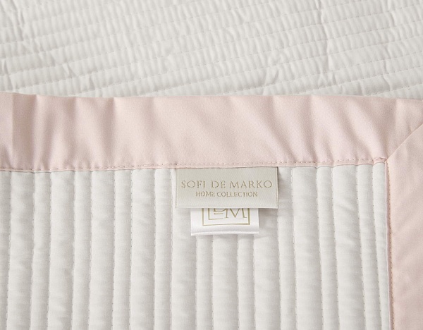 Комплект покрывало и наволочка 160 х 220 см Sofi de Marko Марисоль кремовый