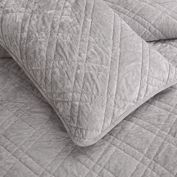 Комплект покрывало и наволочка 160 х 220 см Sofi de Marko Селена серебро