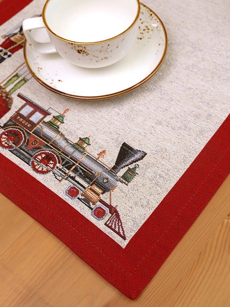 Дорожка 44 х 140 см Le Gobelin Щелкунчики красная