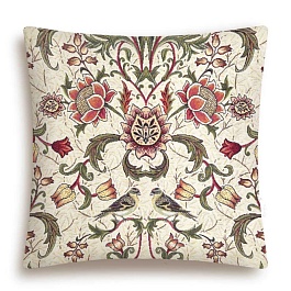 Подушка 45 х 45 см Le Gobelin Моррис Ловцы клубники бежевая